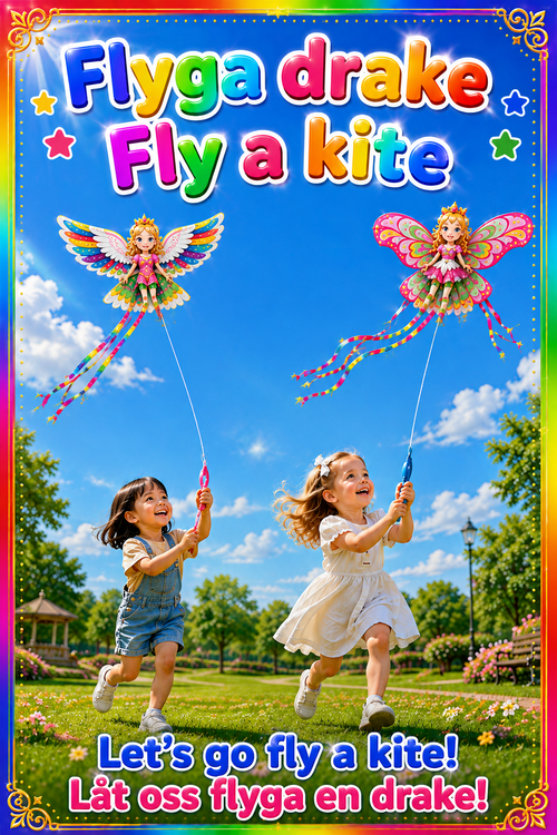 Flyga Drake · Fly a Kite