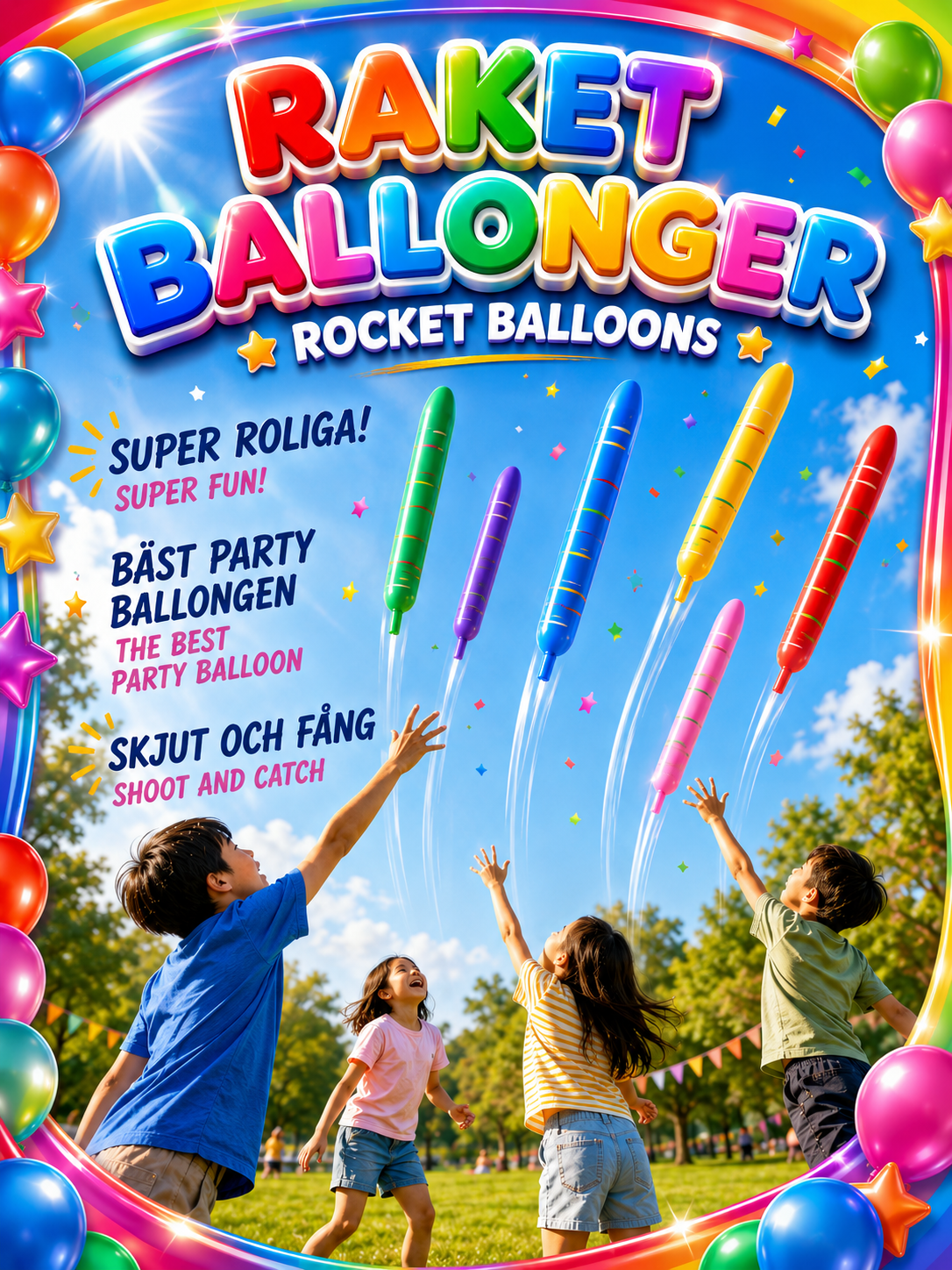Raket Ballonger · Rocket Balloons
